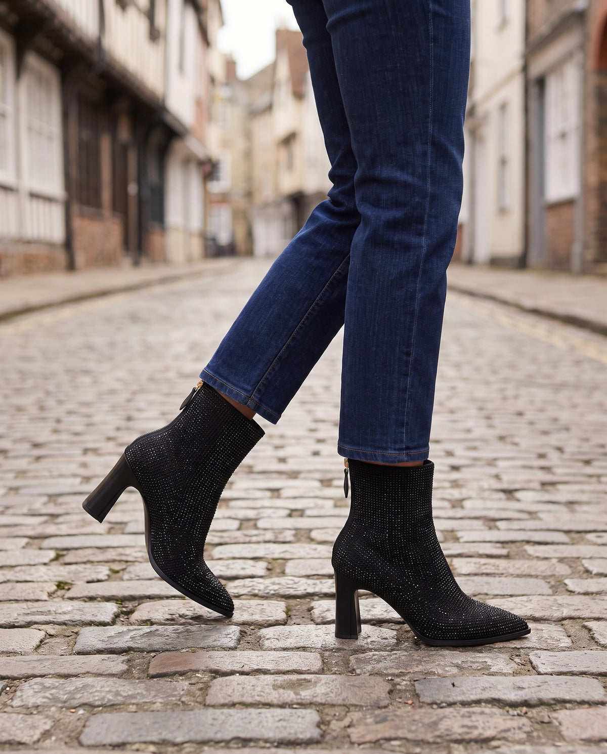 zinnia-rhinestone-pointed-toe-block-heel-ankle-boots-women-s-black-back-zip-booties 6