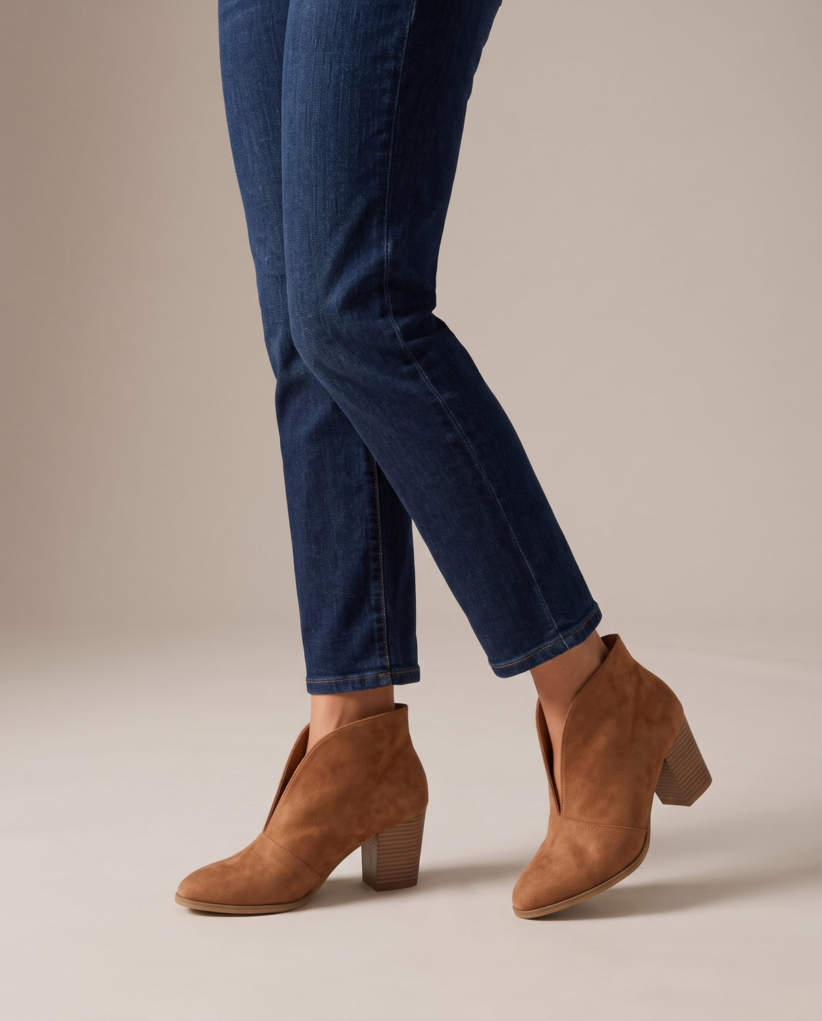 annabel-v-cut-block-heel-ankle-booties-women-s-tan-suede-look-pointed-toe-boots 5