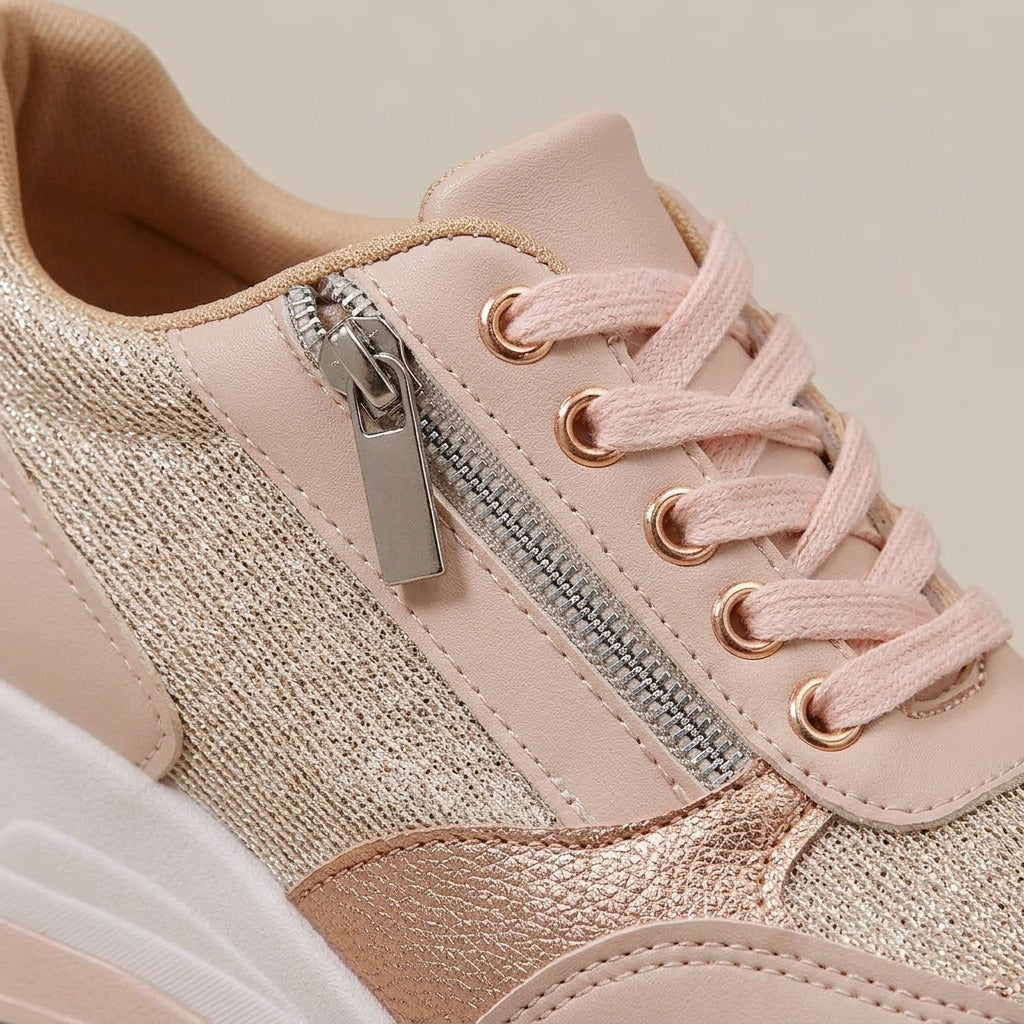 bonnie-side-zip-wedge-sneakers-women-s-blush-pink-lace-up-platform-trainers 4