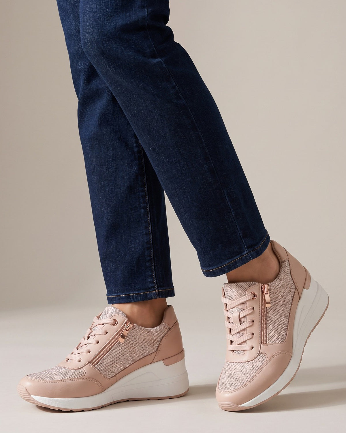 bonnie-side-zip-wedge-sneakers-women-s-blush-pink-lace-up-platform-trainers 5