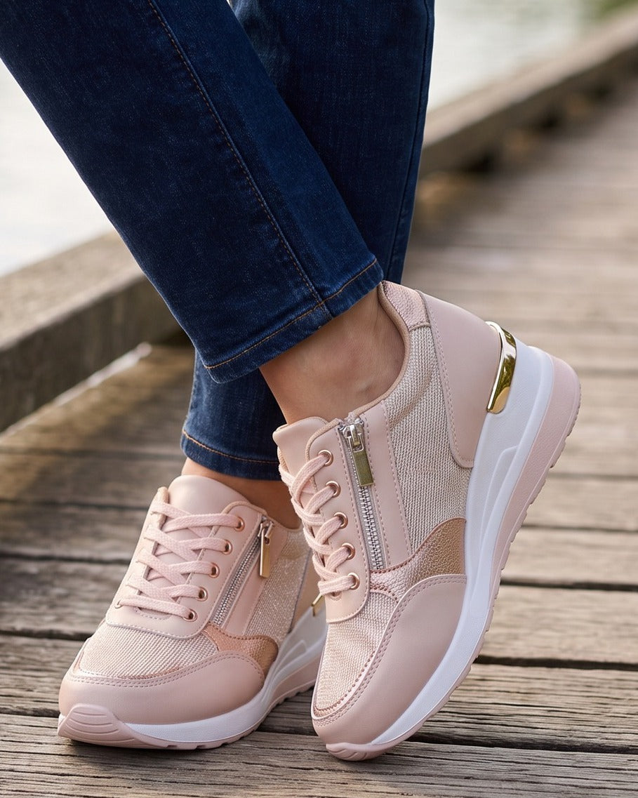 bonnie-side-zip-wedge-sneakers-women-s-blush-pink-lace-up-platform-trainers 6