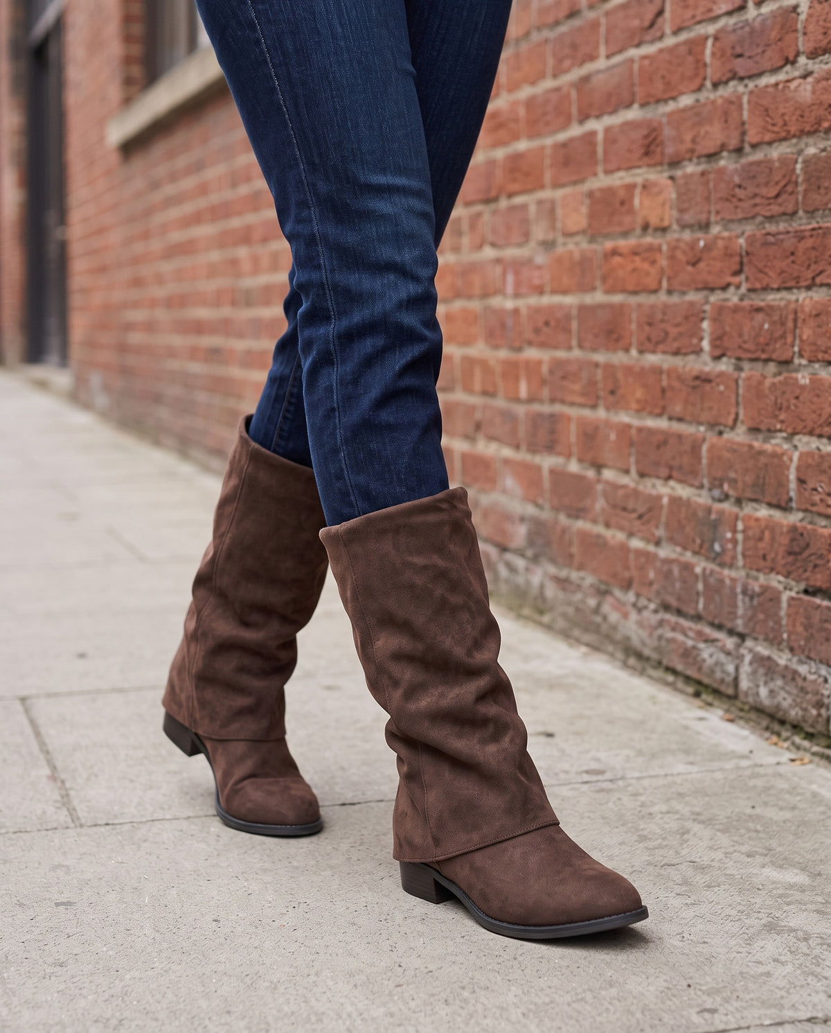 brenna-fold-over-slouch-mid-calf-boots-women-s-brown-suede-look-low-block-heel-boots 6