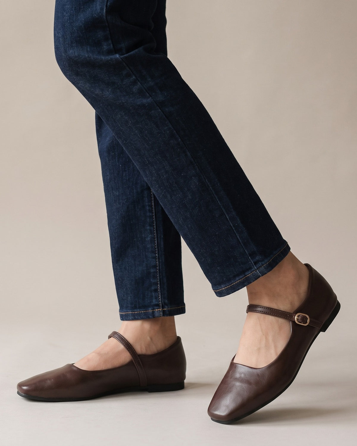 colette-square-toe-mary-jane-flats-women-s-dark-brown-minimalist-strap-ballet-flats 5