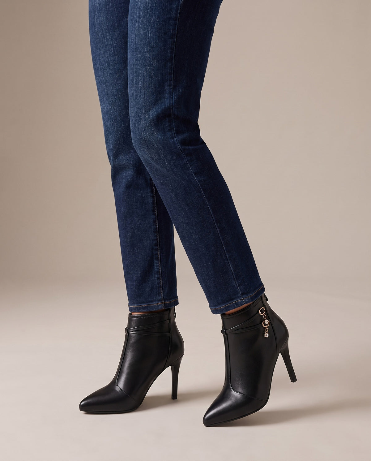 dana-pointed-toe-stiletto-ankle-boots-women-s-black-leather-look-crossed-strap-booties 5