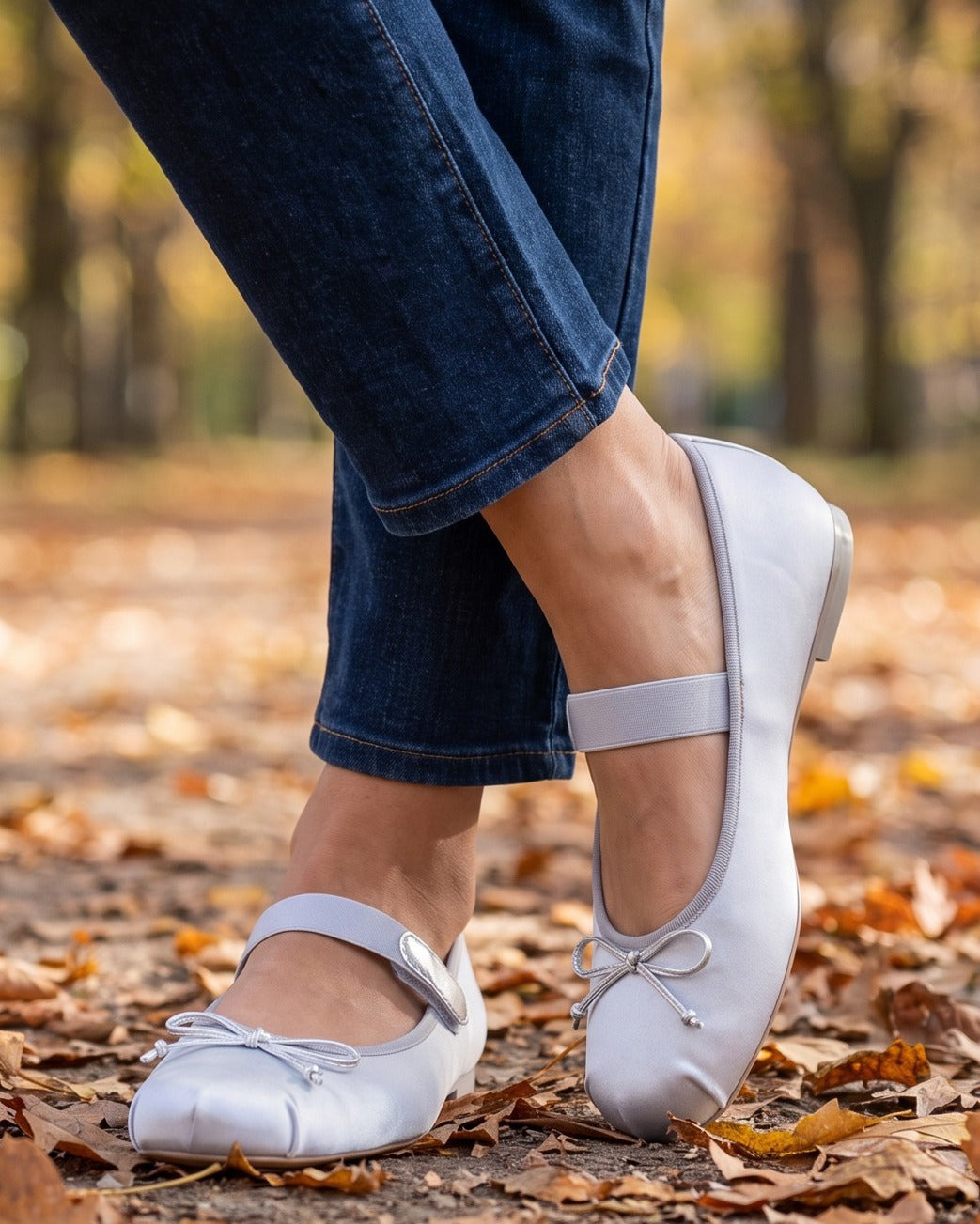 daphne-satin-bow-ballet-flats-women-s-silver-square-toe-mary-jane-flats 6