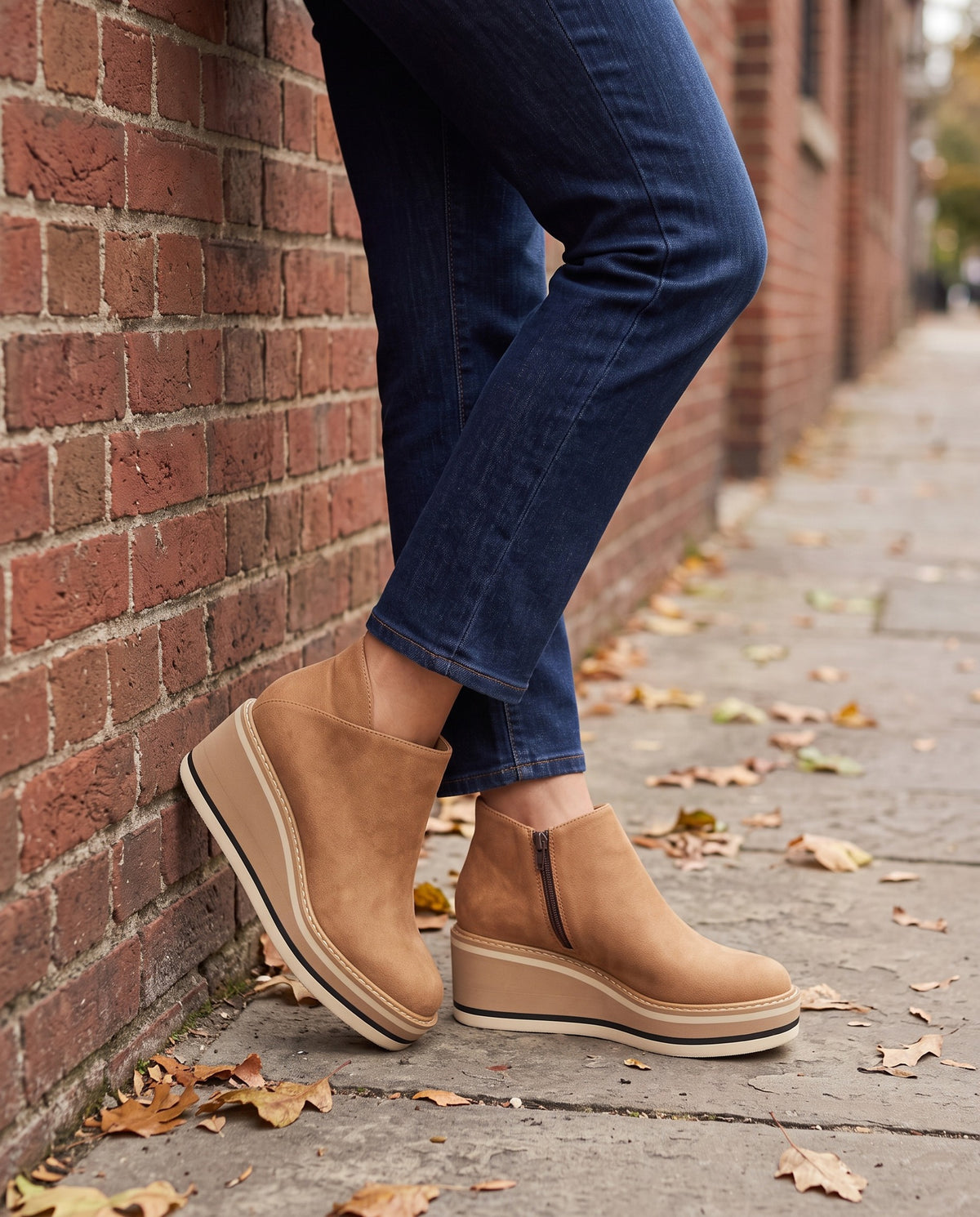 darla-platform-wedge-ankle-boots-women-s-tan-suede-look-side-zip-booties 6