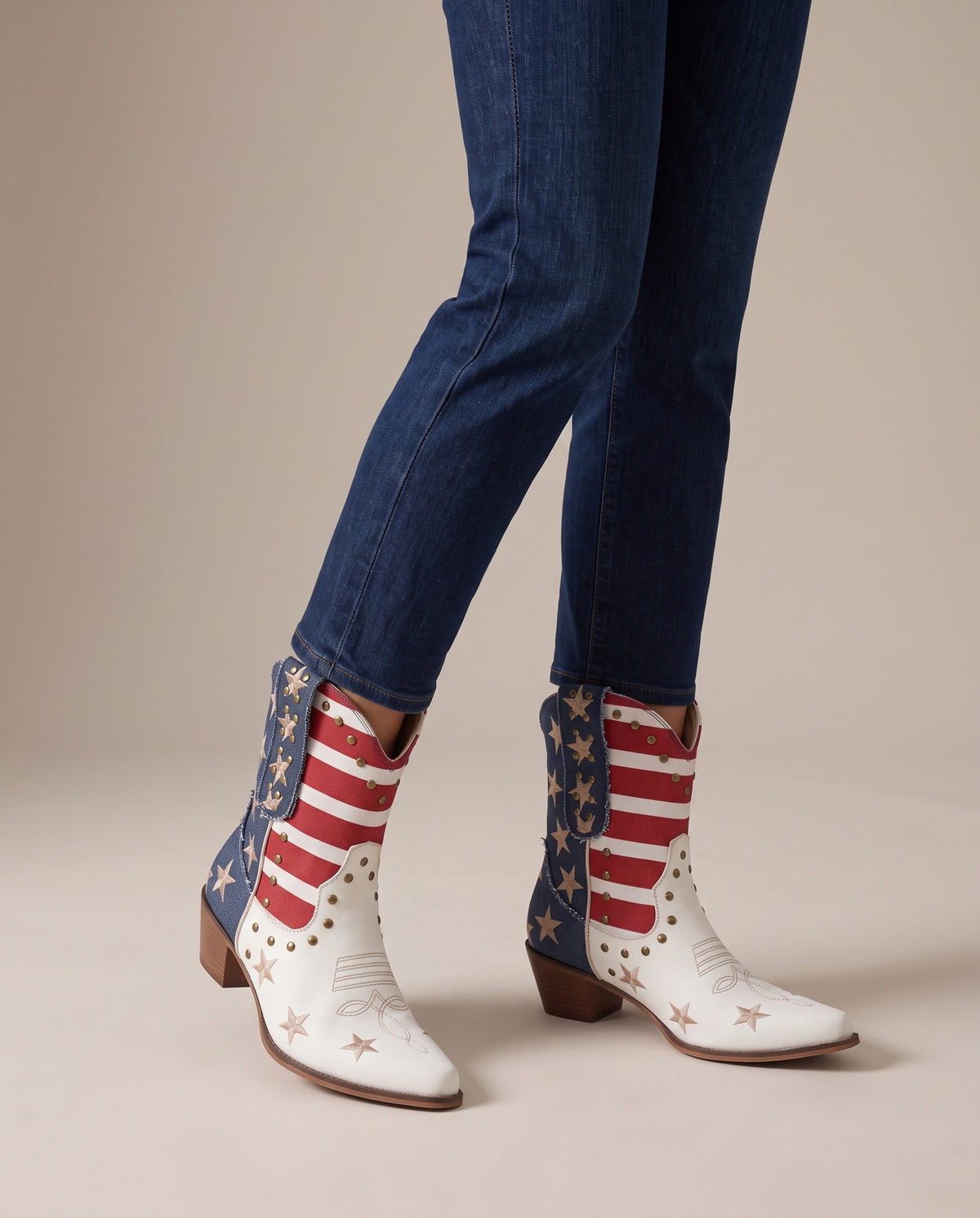 dixie-stars-and-stripes-studded-western-ankle-boots-women-s-red-white-and-blue-cowboy-boots 5