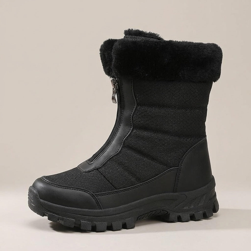 elena-front-zip-quilted-snow-boots-women-s-black-lug-sole-mid-calf-winter-boots 2