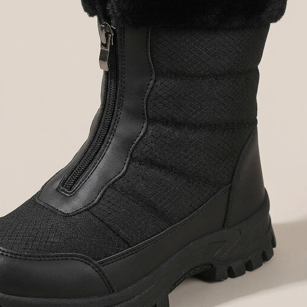 elena-front-zip-quilted-snow-boots-women-s-black-lug-sole-mid-calf-winter-boots 4