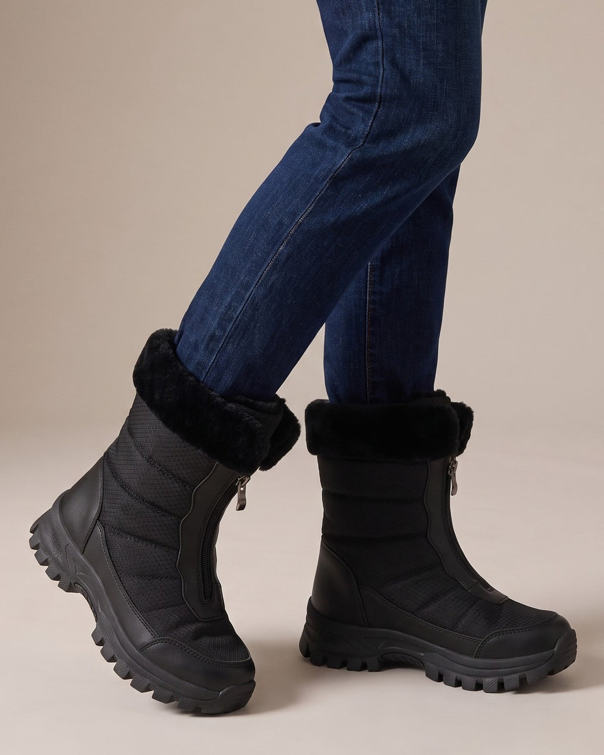 elena-front-zip-quilted-snow-boots-women-s-black-lug-sole-mid-calf-winter-boots 5