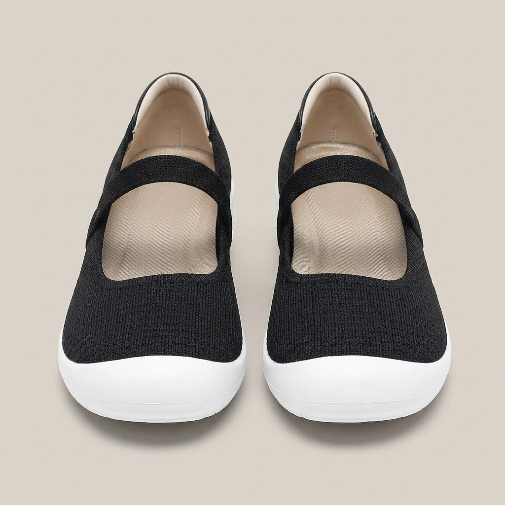 Faye knit Mary Janes, pair, front view