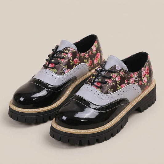 georgia-floral-brogue-lace-up-oxfords-women-s-black-chunky-lug-sole-oxford-shoes 1