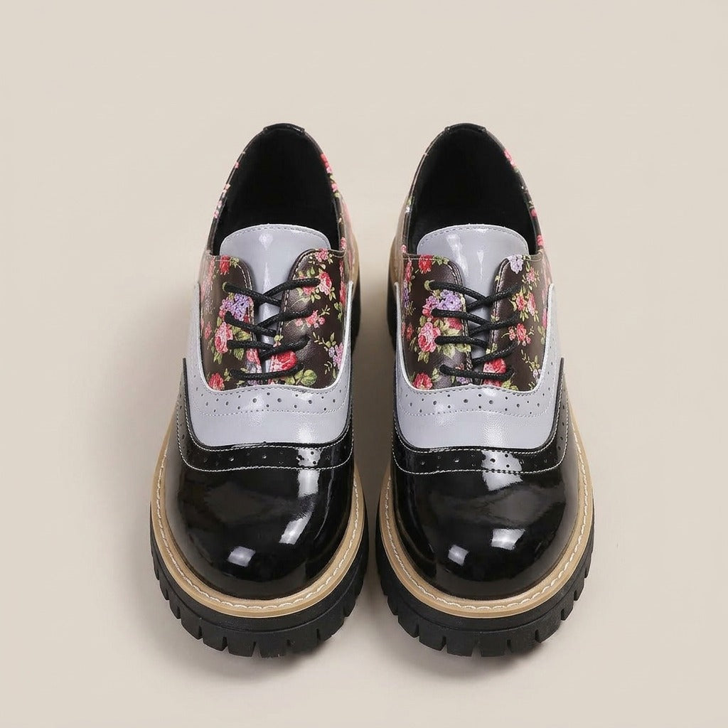 georgia-floral-brogue-lace-up-oxfords-women-s-black-chunky-lug-sole-oxford-shoes 3