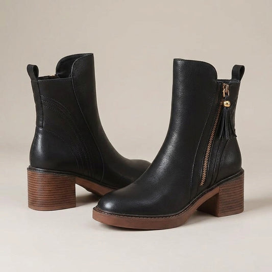 harper-elegant-block-heel-ankle-boots-women-s-zip-up-booties-for-fall 1