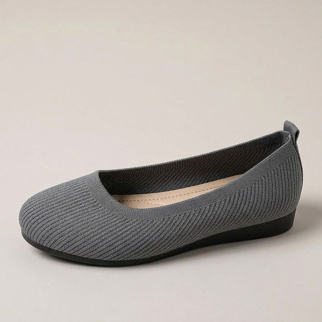 hollis-knit-round-toe-slip-on-flats-women-s-grey-ribbed-ballet-flats 2