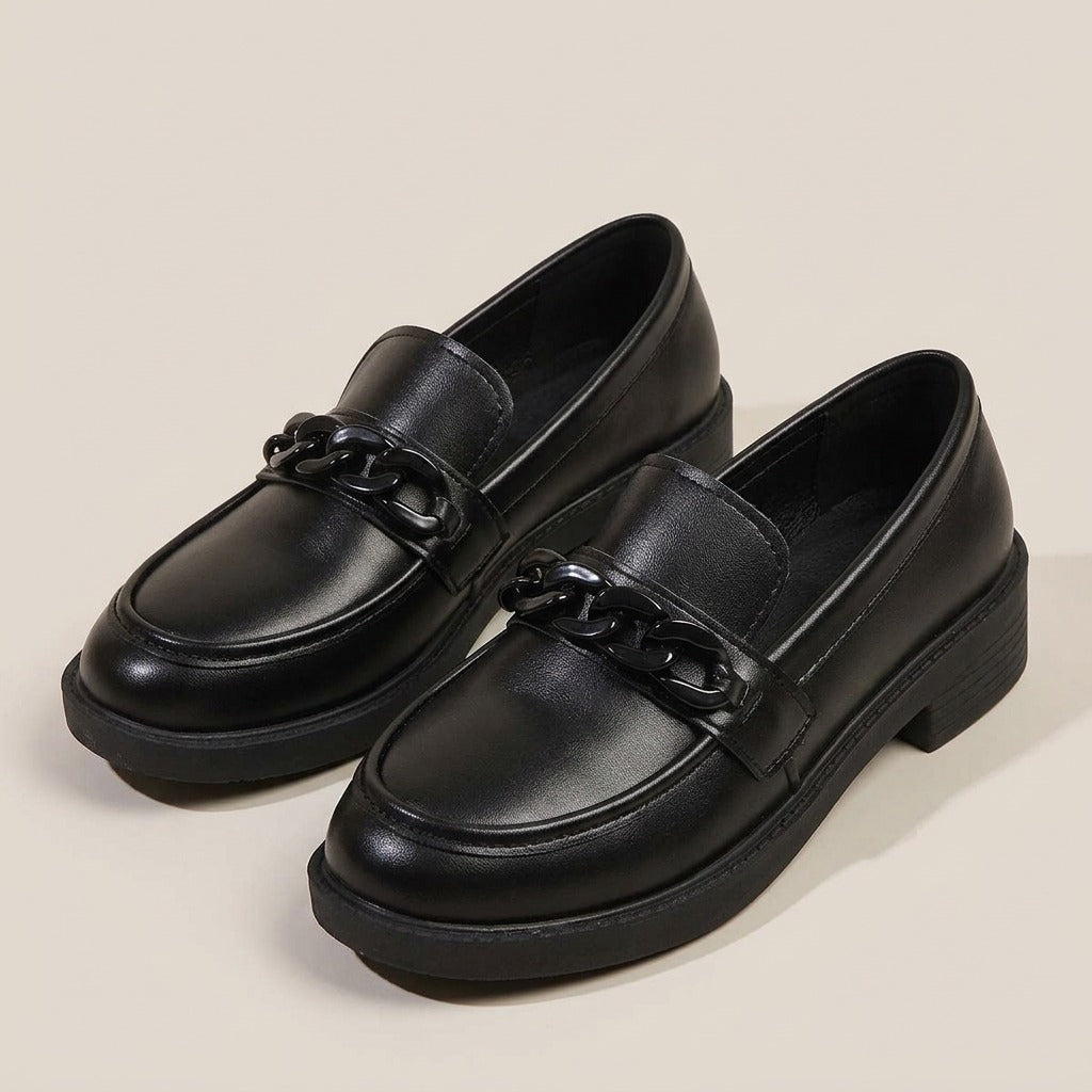 hope-chain-platform-loafers-women-s-black-chunky-lug-sole-loafers 1