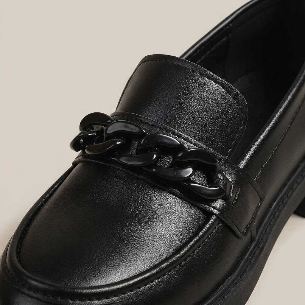 hope-chain-platform-loafers-women-s-black-chunky-lug-sole-loafers 4