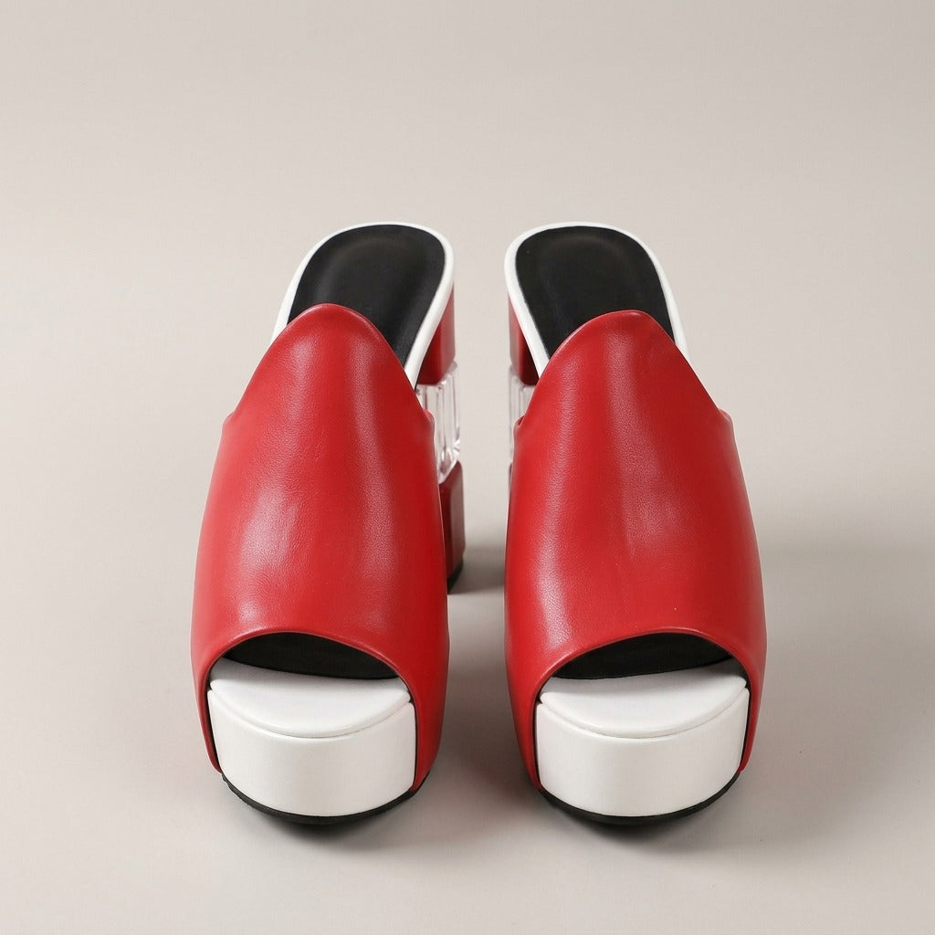jessa-peep-toe-platform-heeled-mules-women-s-red-chunky-block-heel-slip-on-mules 3