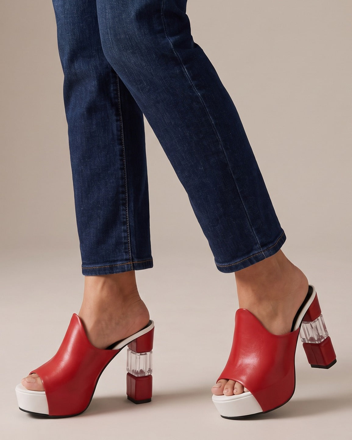jessa-peep-toe-platform-heeled-mules-women-s-red-chunky-block-heel-slip-on-mules 5