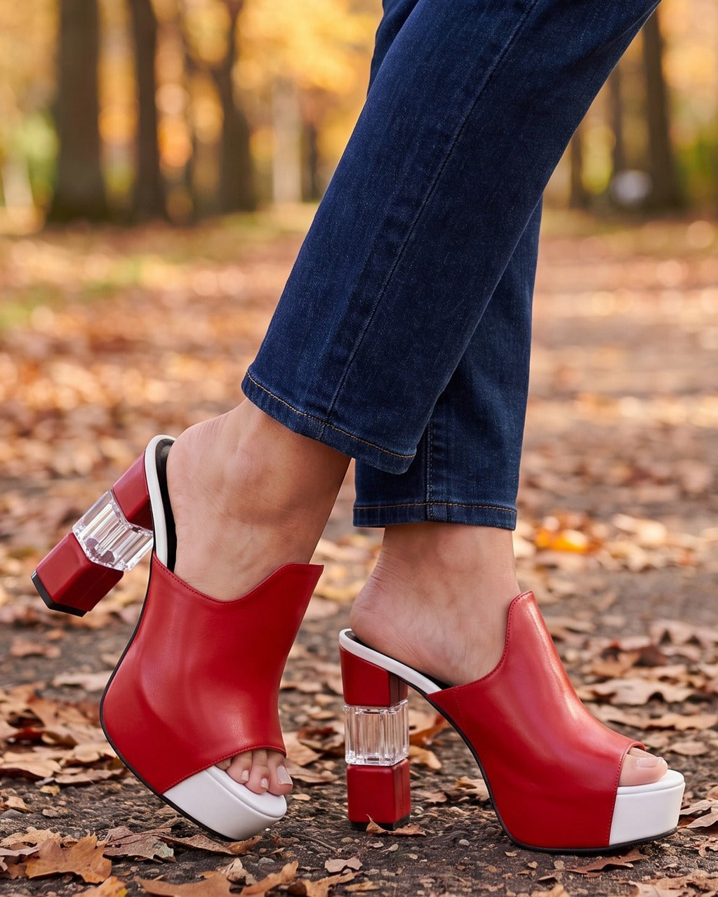 jessa-peep-toe-platform-heeled-mules-women-s-red-chunky-block-heel-slip-on-mules 6