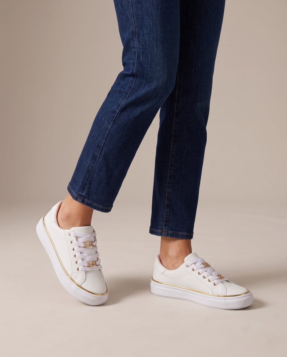 kit-gold-chain-lace-up-sneakers-women-s-white-gold-trim-low-top-trainers 5