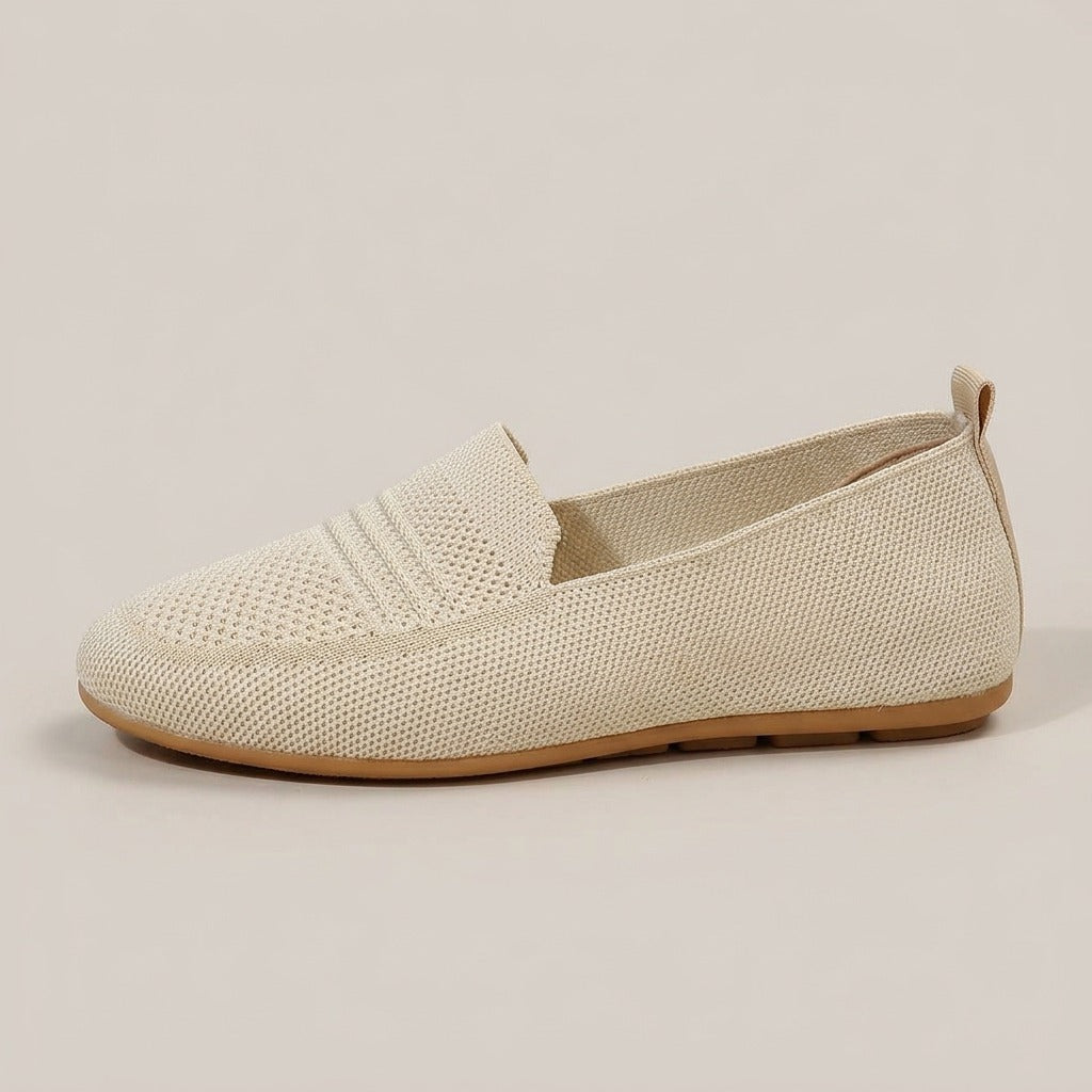 marisol-knit-slip-on-loafer-flats-women-s-beige-mesh-round-toe-flats 2