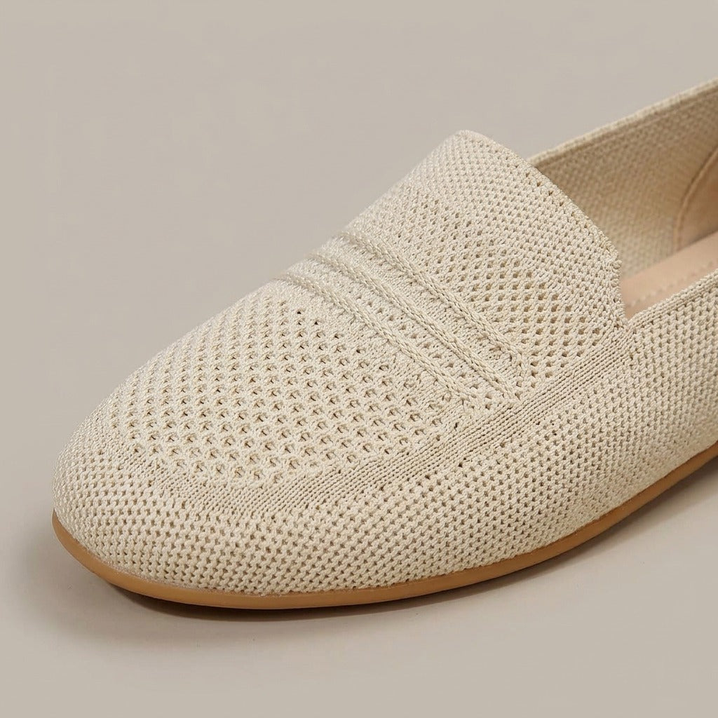 marisol-knit-slip-on-loafer-flats-women-s-beige-mesh-round-toe-flats 4