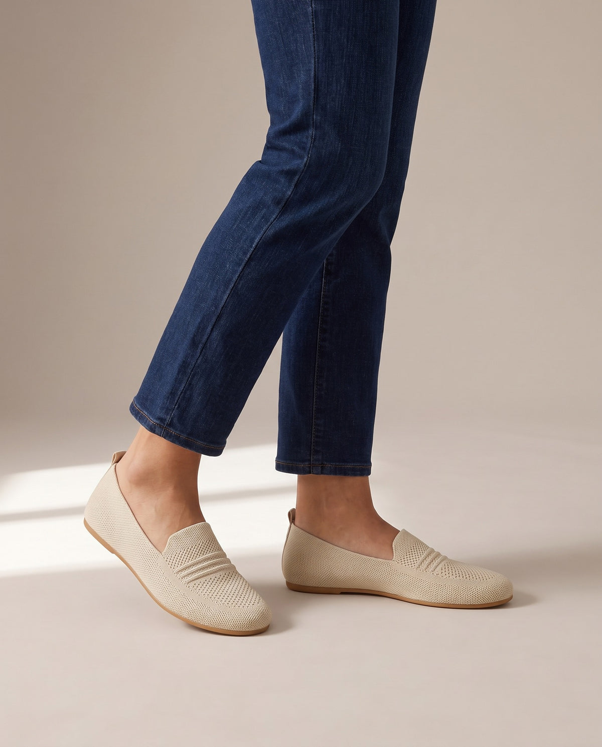 marisol-knit-slip-on-loafer-flats-women-s-beige-mesh-round-toe-flats 5
