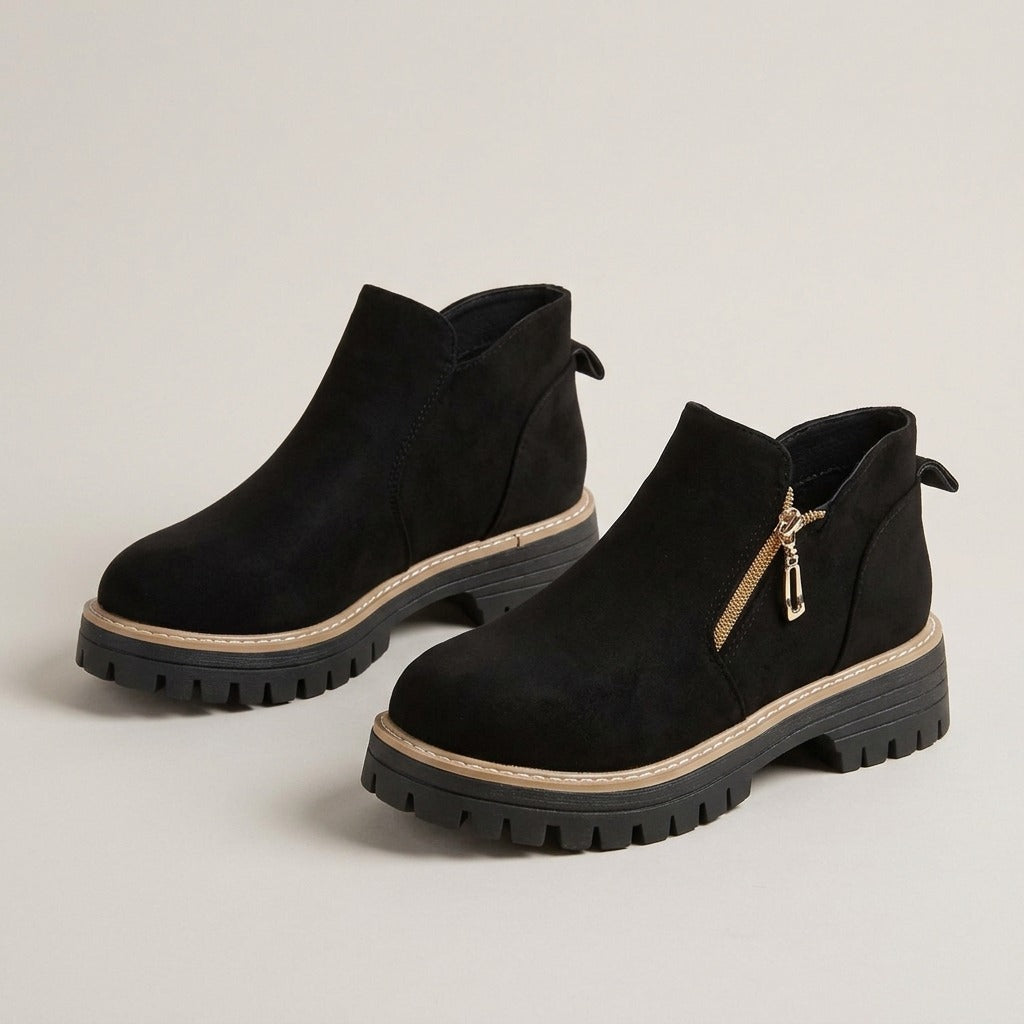 meredith-side-zip-lug-sole-ankle-boots-women-s-black-faux-suede-chunky-booties 1