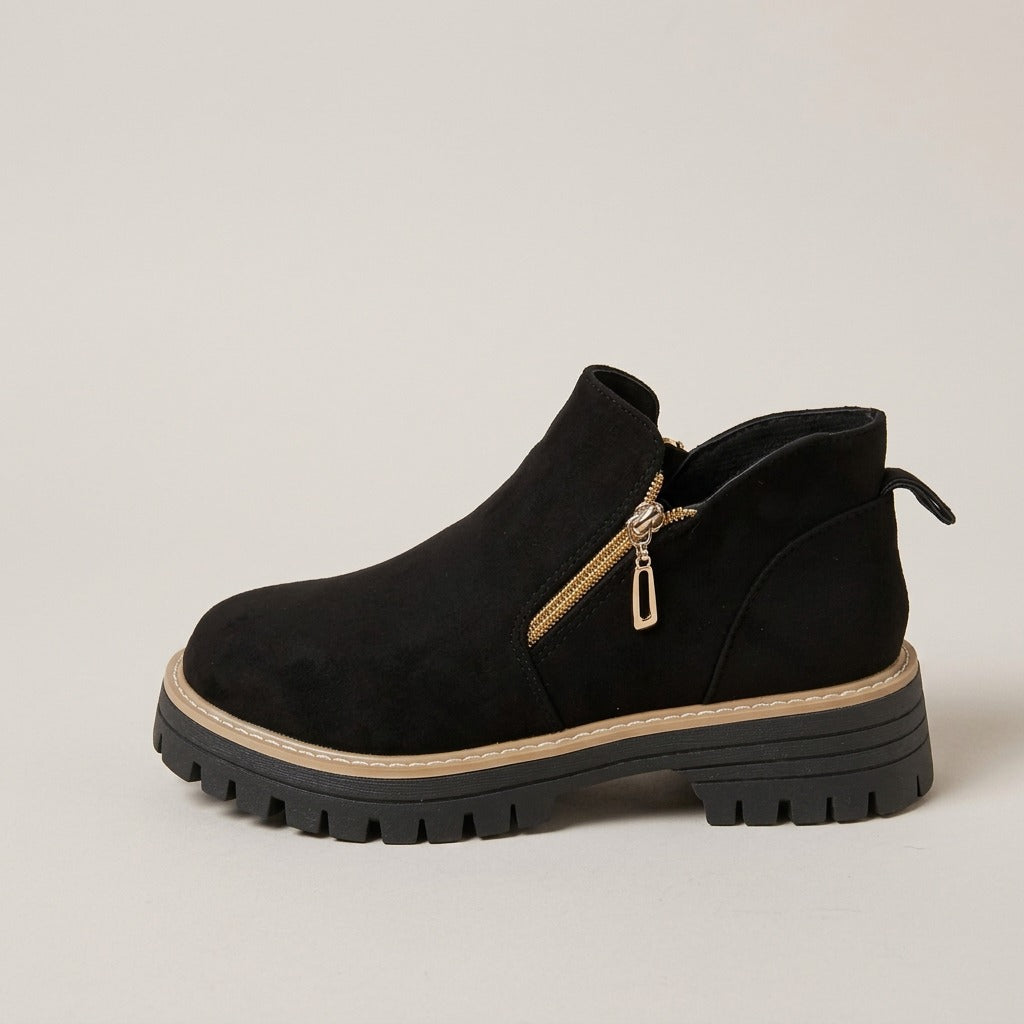meredith-side-zip-lug-sole-ankle-boots-women-s-black-faux-suede-chunky-booties 2