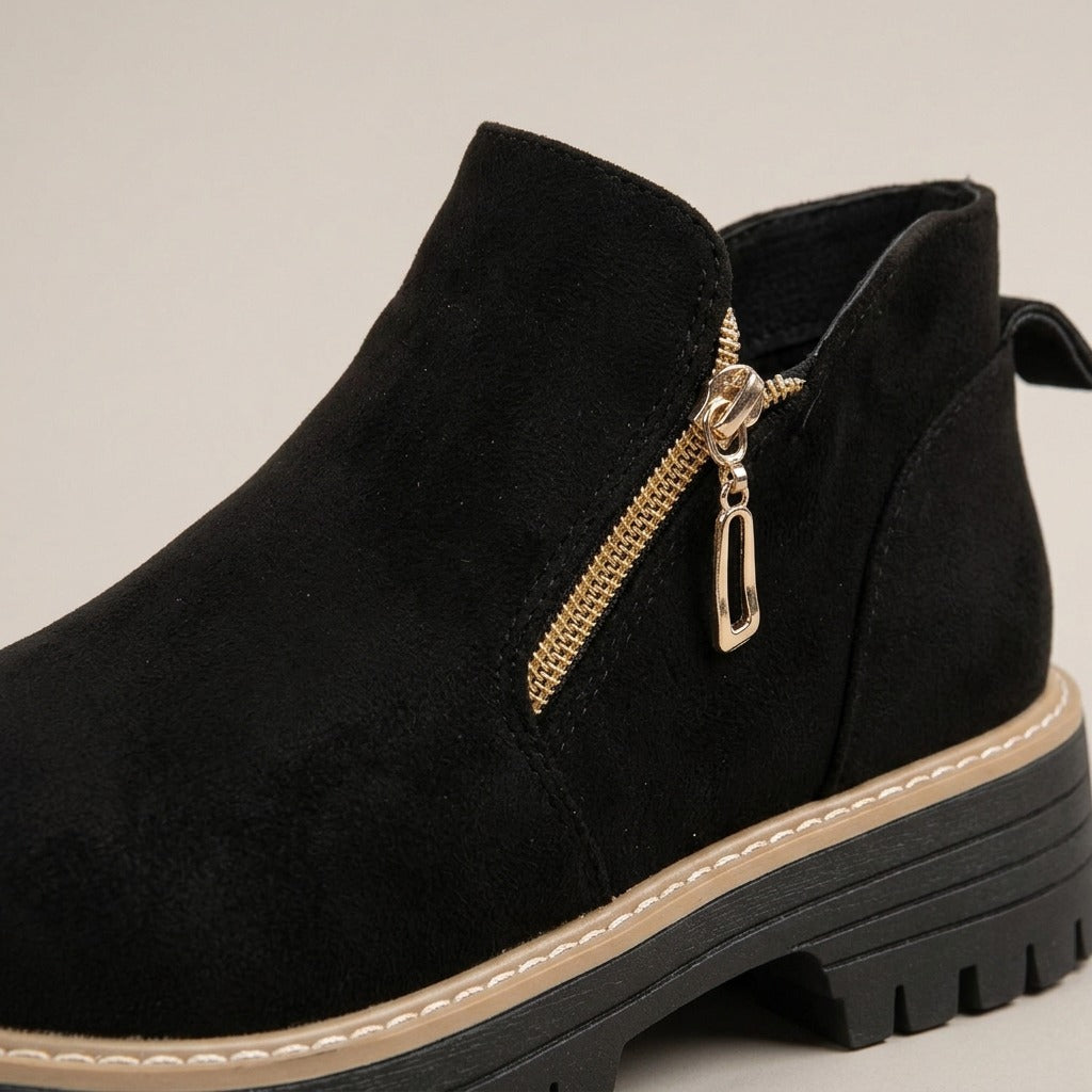 meredith-side-zip-lug-sole-ankle-boots-women-s-black-faux-suede-chunky-booties 4