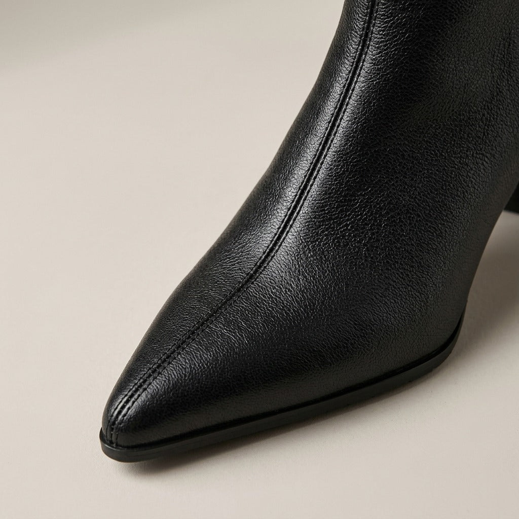 nadia-pointed-toe-heeled-ankle-boots-women-s-black-fleece-lined-leather-look-booties 4