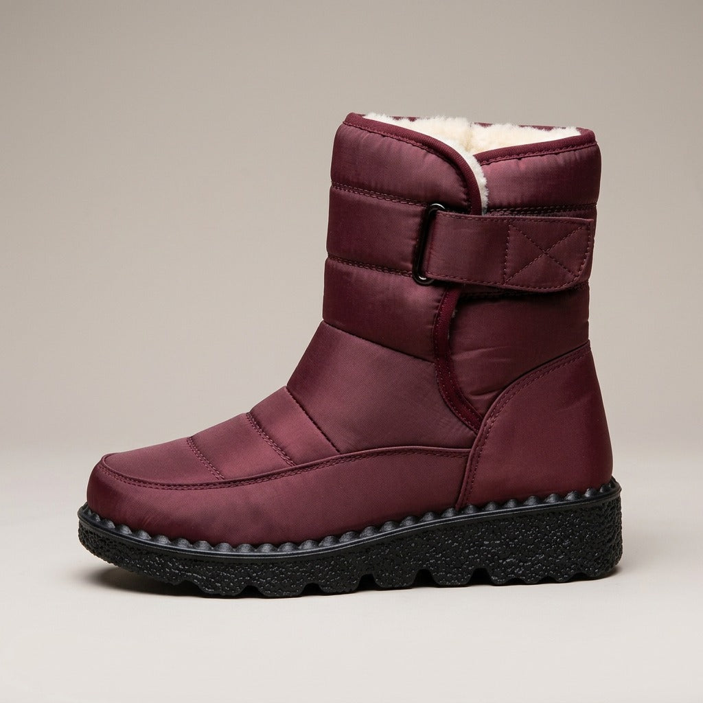 nora-warm-water-resistant-snow-boots-women-s-quilted-mid-calf-winter-boots-with-velcro-strap 4