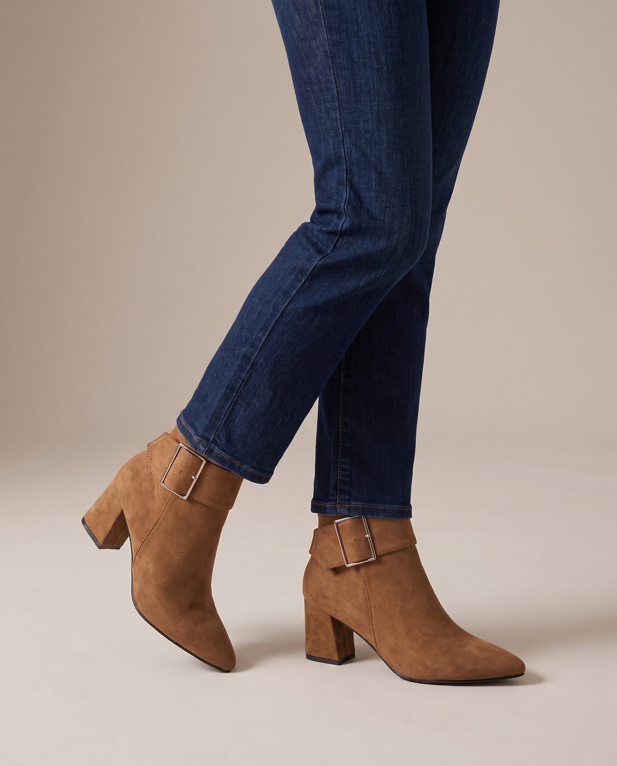 ophelia-buckle-cuff-block-heel-ankle-boots-women-s-camel-suede-look-pointed-toe-booties 5