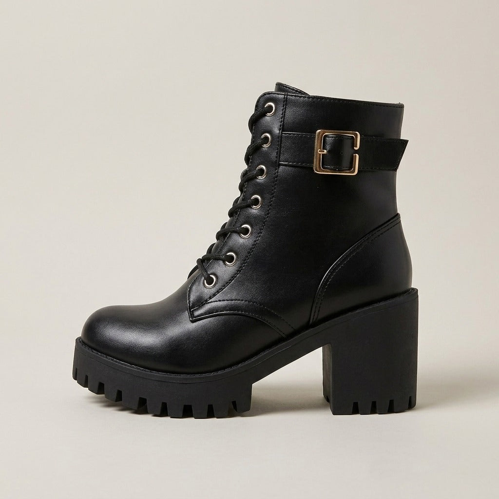 riley-chunky-platform-combat-boots-women-s-lace-up-lug-sole-ankle-boots-for-fall 2