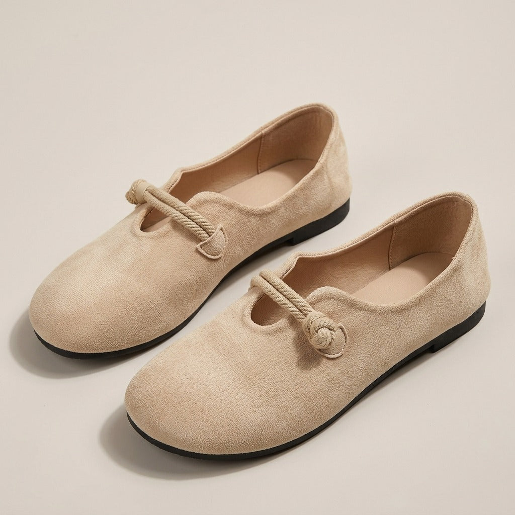 sabine-knotted-cord-minimalist-ballet-flats-women-s-beige-suede-look-slip-on-flats 1