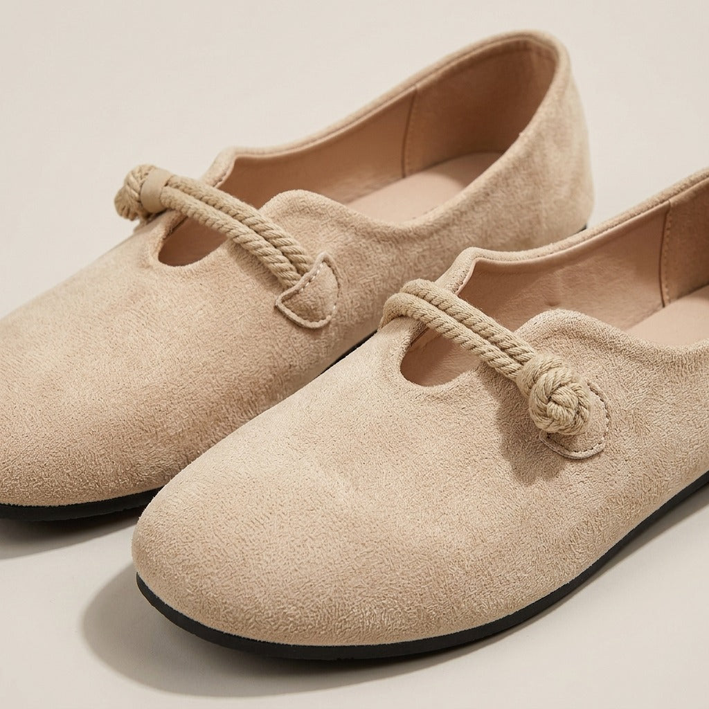 sabine-knotted-cord-minimalist-ballet-flats-women-s-beige-suede-look-slip-on-flats 4
