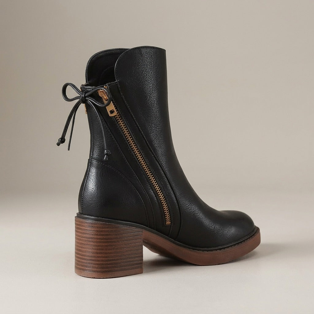 selma-diagonal-zip-block-heel-ankle-boots-women-s-black-leather-look-booties 3