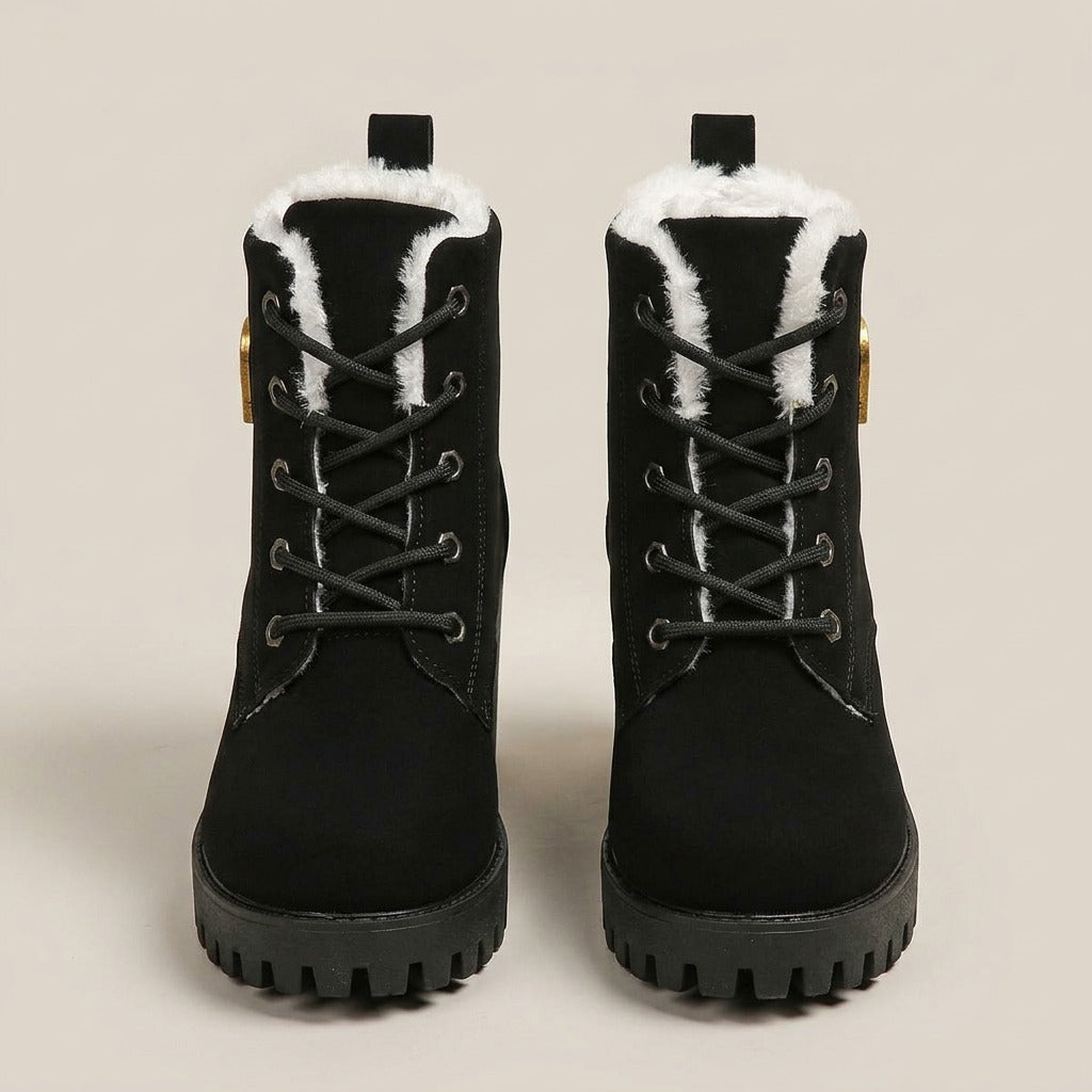 tabitha-faux-fur-lined-lace-up-combat-boots-women-s-black-suede-look-block-heel-ankle-boots 3