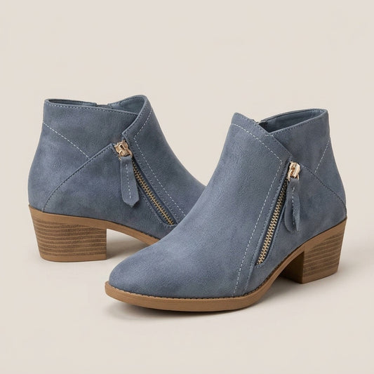 talia-side-zip-stacked-heel-ankle-boots-women-s-dusty-blue-suede-look-booties 1
