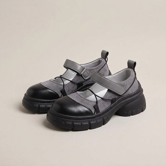 tegan-hook-and-loop-mary-jane-sneakers-women-s-grey-and-black-chunky-lug-sole-sneakers 1
