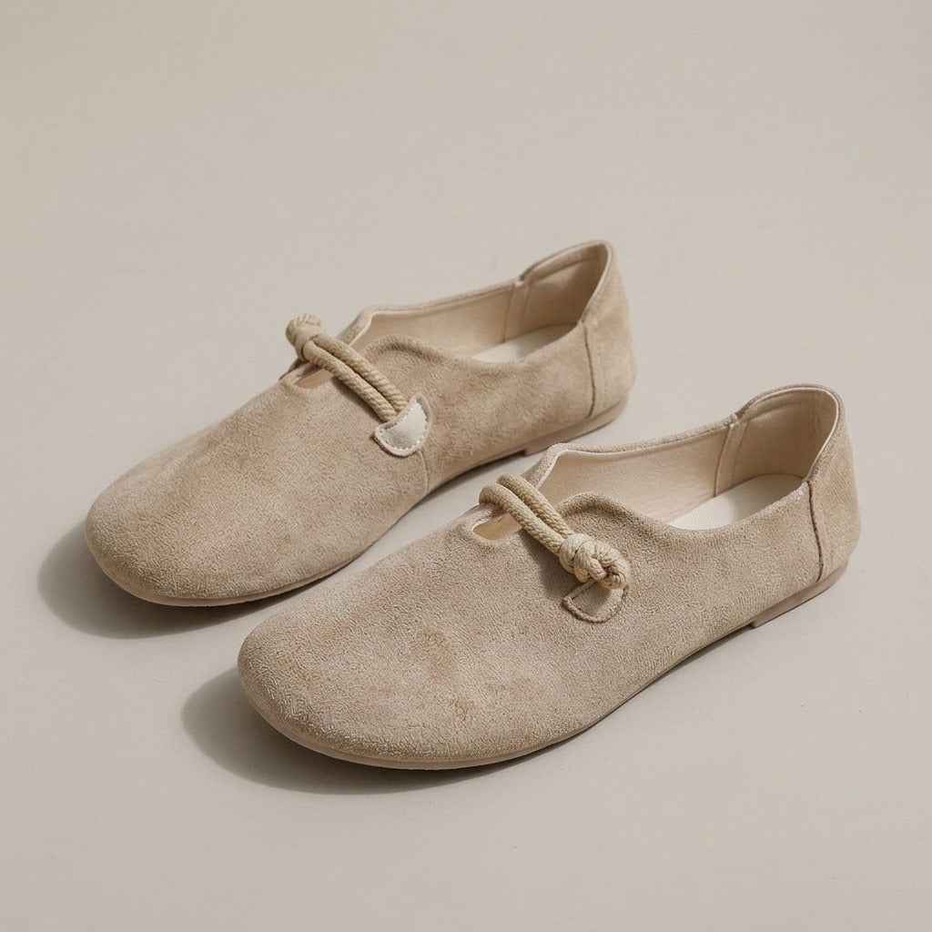 wynn-bungee-cord-tie-slip-on-loafers-women-s-beige-suede-look-round-toe-flats 1