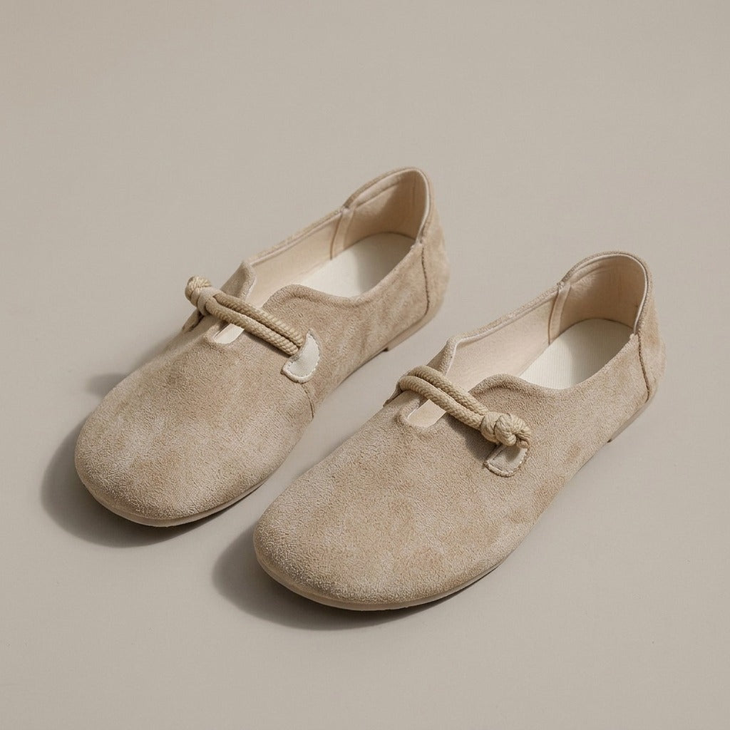 wynn-bungee-cord-tie-slip-on-loafers-women-s-beige-suede-look-round-toe-flats 3