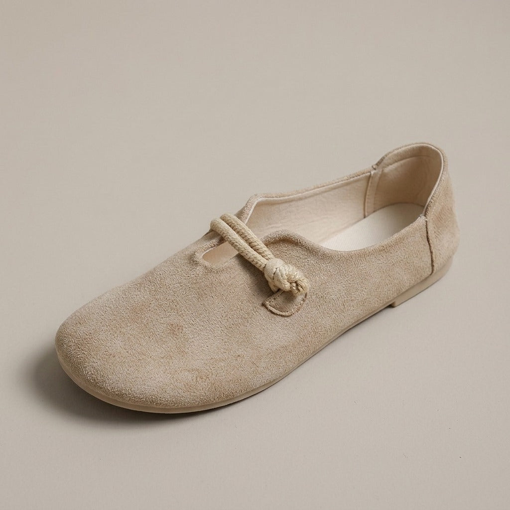 wynn-bungee-cord-tie-slip-on-loafers-women-s-beige-suede-look-round-toe-flats 4