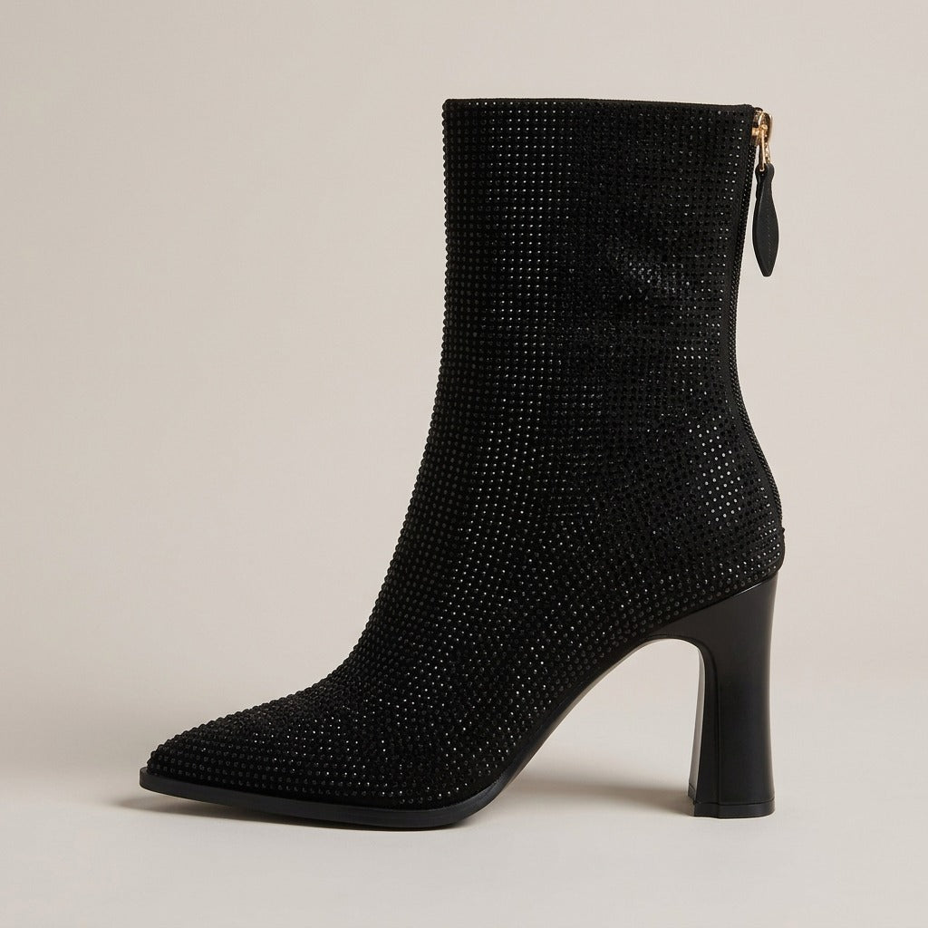 zinnia-rhinestone-pointed-toe-block-heel-ankle-boots-women-s-black-back-zip-booties 2