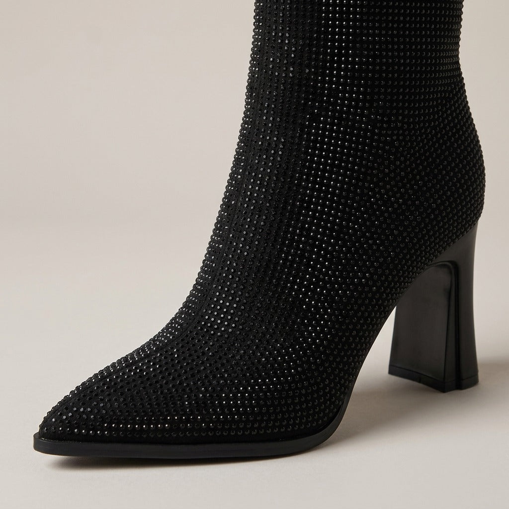 zinnia-rhinestone-pointed-toe-block-heel-ankle-boots-women-s-black-back-zip-booties 4